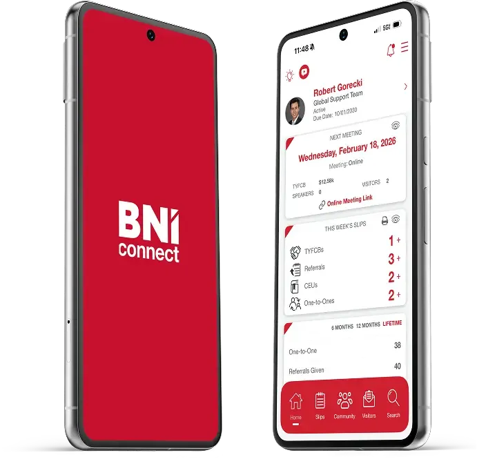 BNI connect phone digital hub